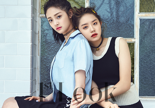 Gambar Foto Joo Kyulkyung dan Kim So Hye IOI di Majalah 1st Look Edisi Mei 2016