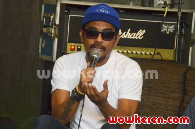 Gambar Foto Glenn Fredly Saat Peresmian Kerjasama Berkaf dan Irama Nusantara