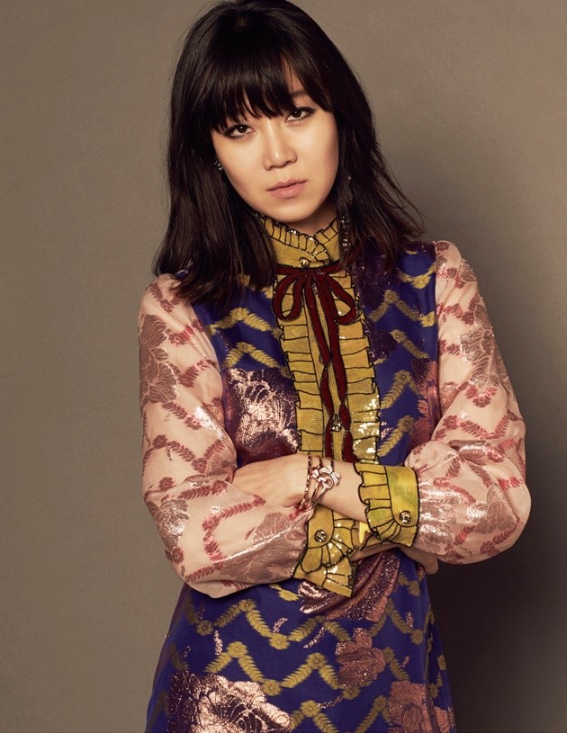 Gambar Foto Gong Hyo Jin di Majalah Elle Edisi April 2016