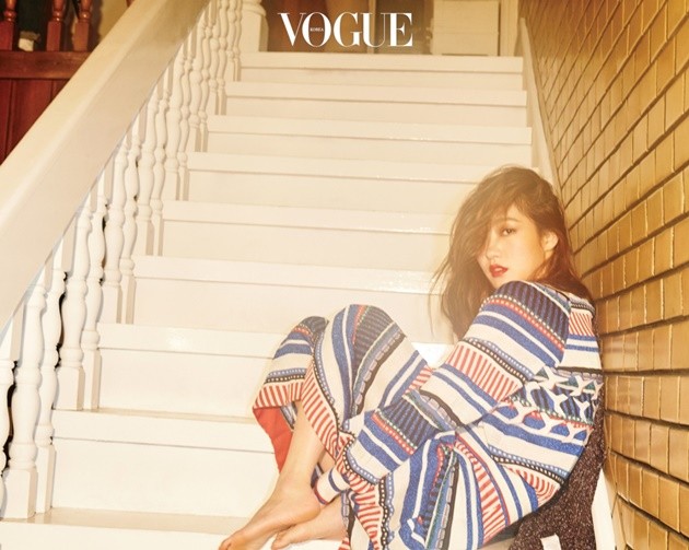 Gambar Foto Kim Go Eun di Majalah Vogue Edisi Mei 2016