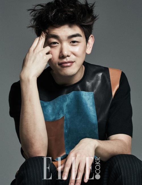 Gambar Foto Eric Nam di Majalah Elle Edisi April 2016