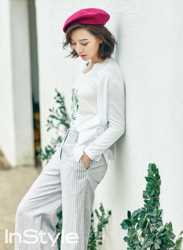 Gambar Foto Kim Ji Won di Majalah InStyle Edisi Juni 2016
