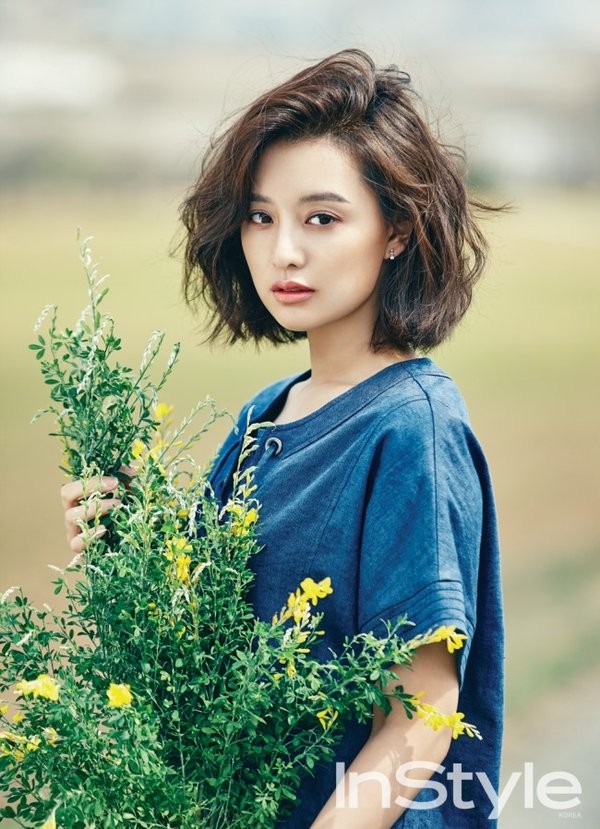 Gambar Foto Kim Ji Won di Majalah InStyle Edisi Juni 2016