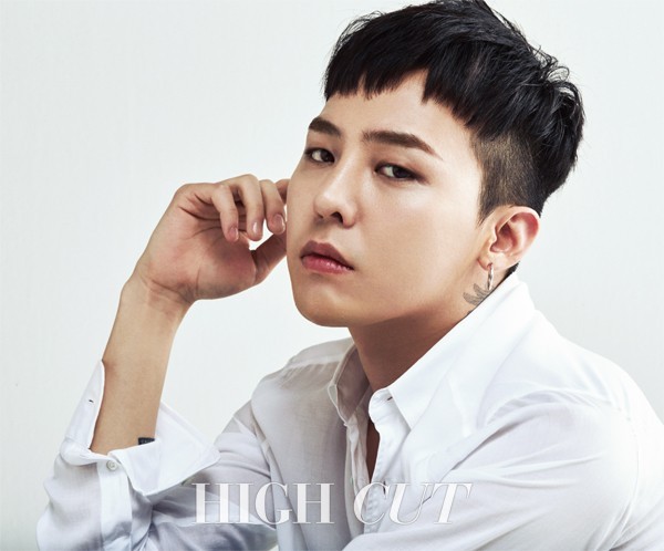 Gambar Foto G-Dragon Big Bang di Majalah High Cut Vol. 173