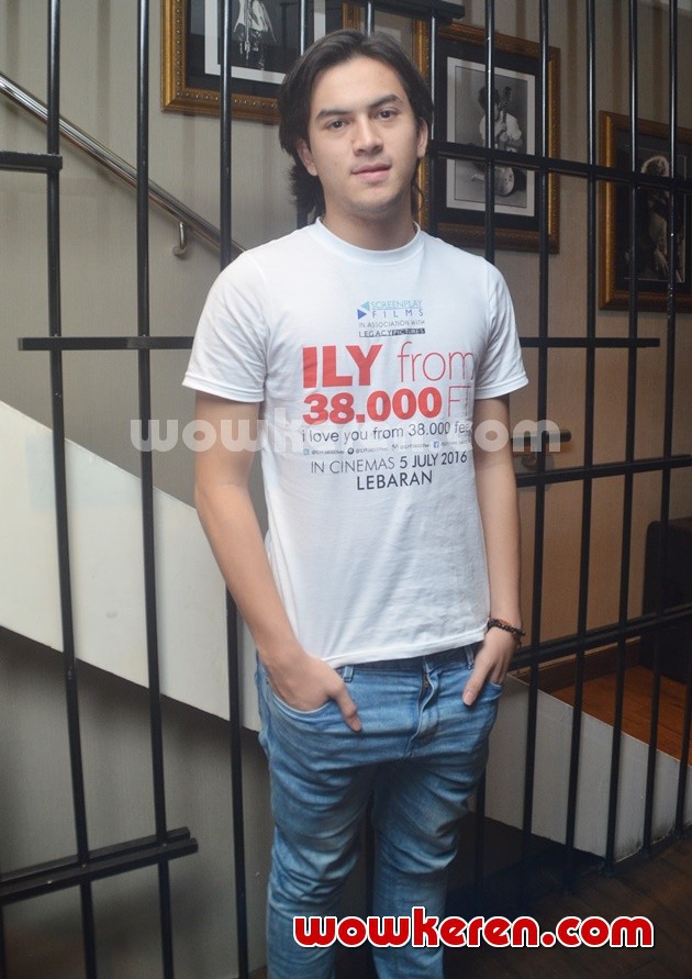Gambar Foto Rizky Nazar di Launching Soundtrack Film 'I Love You from 38000 Ft'