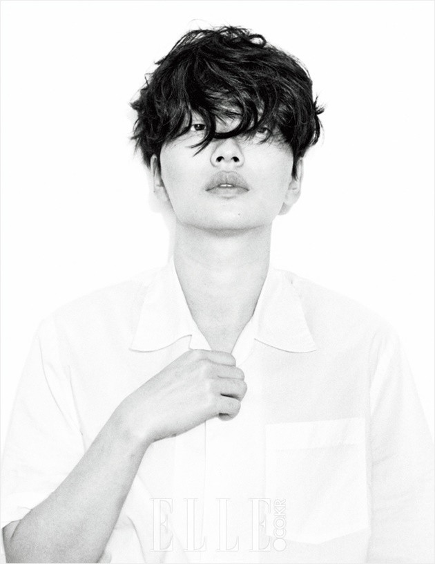 Gambar Foto Lee Dong Hwi di Majalah Elle Edisi Mei 2016