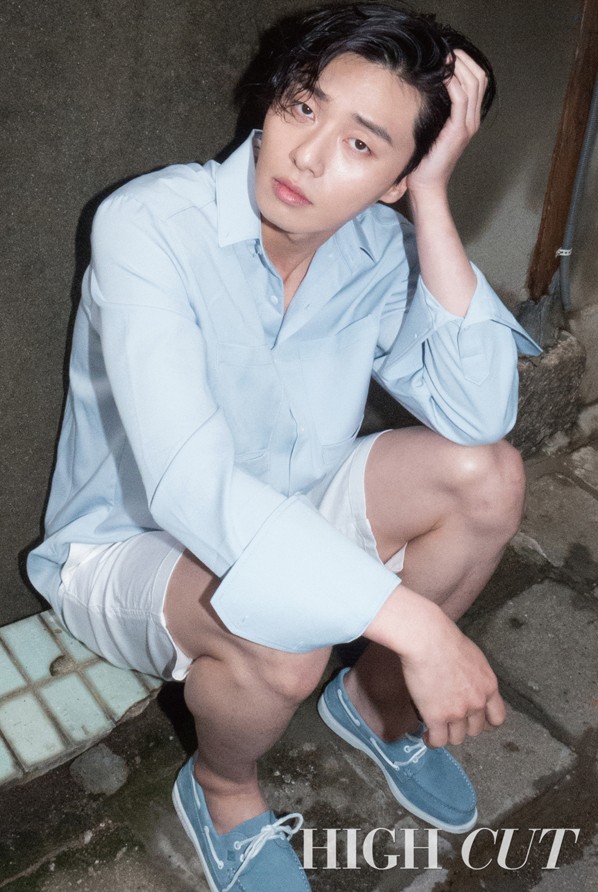 Gambar Foto Park Seo Joon di Majalah High Cut Vol. 175