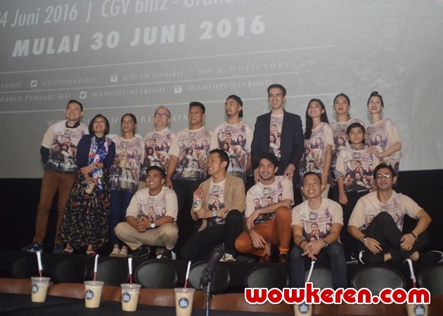 Gambar Foto Press Screening Film 'Rudy Habibie'