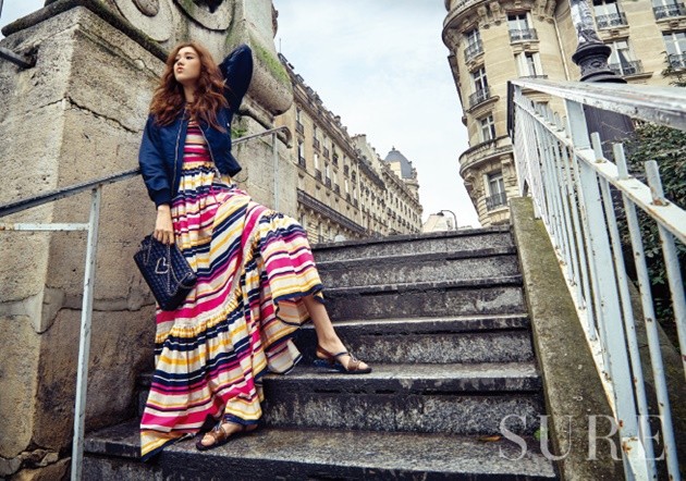Gambar Foto Lee Sung Kyung di Majalah Sure Edisi April 2016