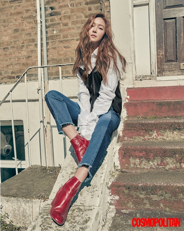 Gambar Foto Jessica Jung di Majalah Cosmopolitan Edisi Mei 2016