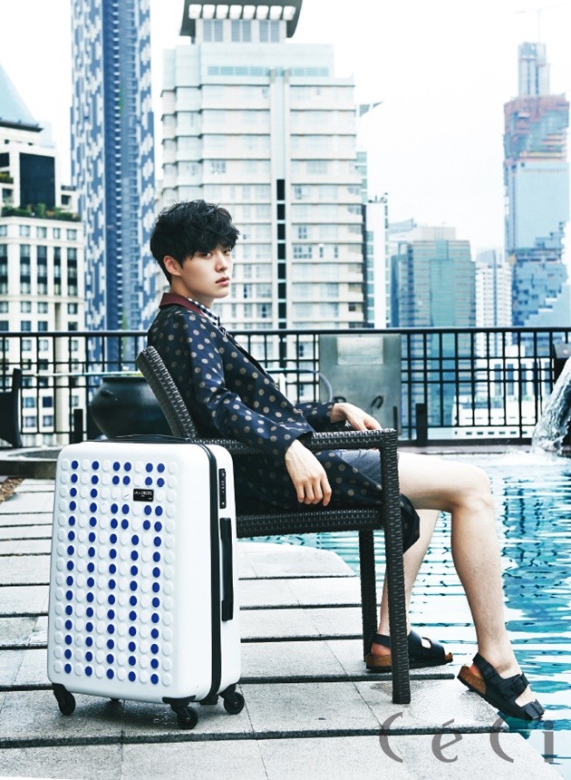 Gambar Foto Ahn Jae Hyun di Majalah CeCi Edisi Juni 2016