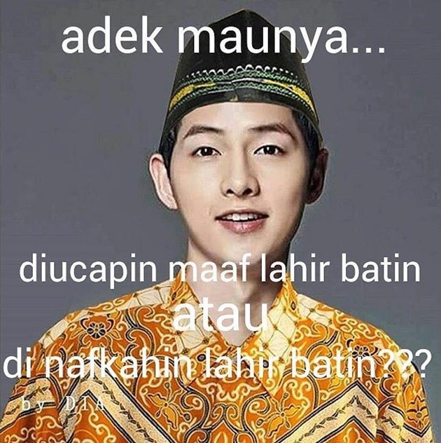 Gambar Foto Song Joong Ki Jadi Bahan Meme Kocak