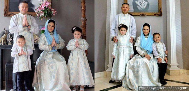 Gambar Foto Raul Lemos, Krisdayanti, Amora dan Sang Adik Kellen