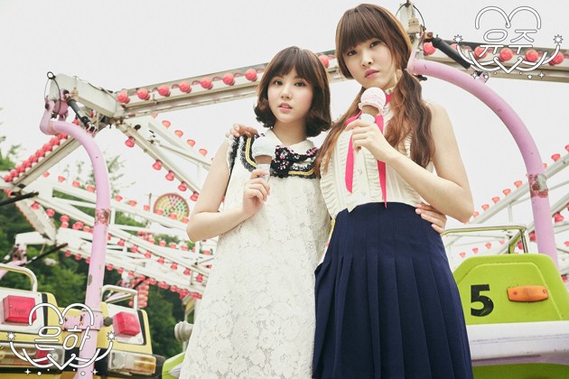 Gambar Foto Eunha dan Yuju G-Friend di Teaser Album 'L.O.L'