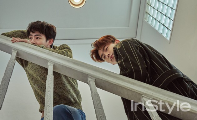 Gambar Foto Nichkhun dan Taecyeon 2PM di Majalah InStyle Edisi Februari 2016