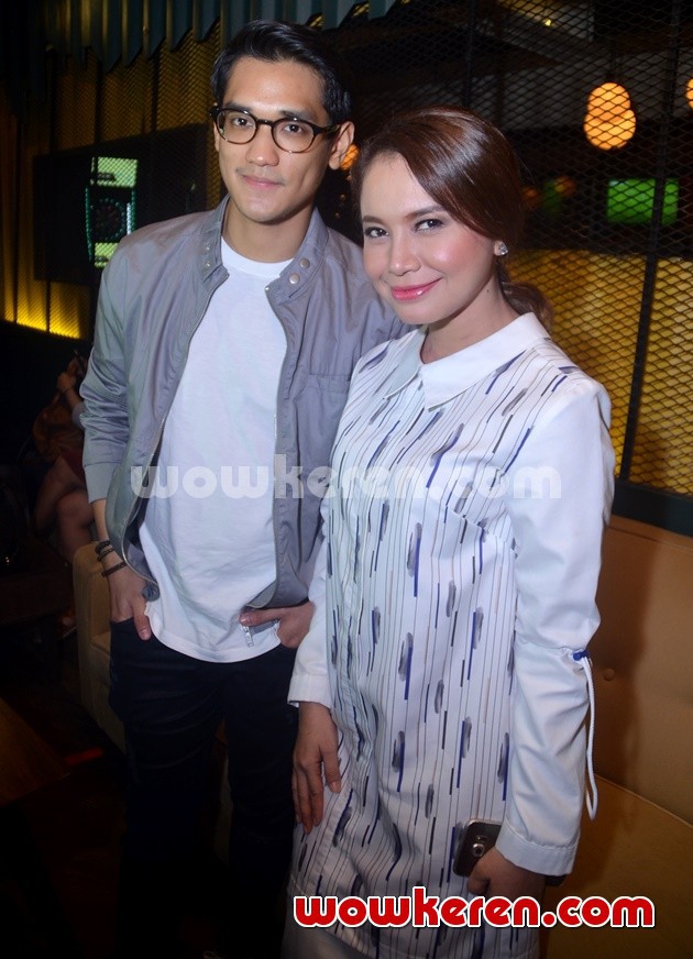 Gambar Foto Afgan dan Rossa di Acara Halal Bihalal dengan Awak Media