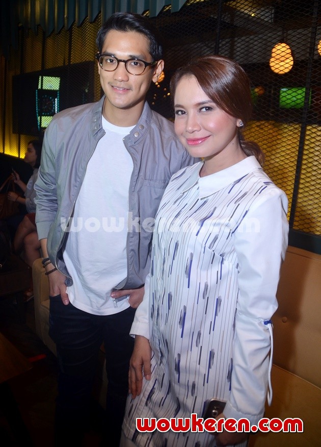 Gambar Foto Afgan dan Rossa di Acara Halal Bihalal dengan Awak Media