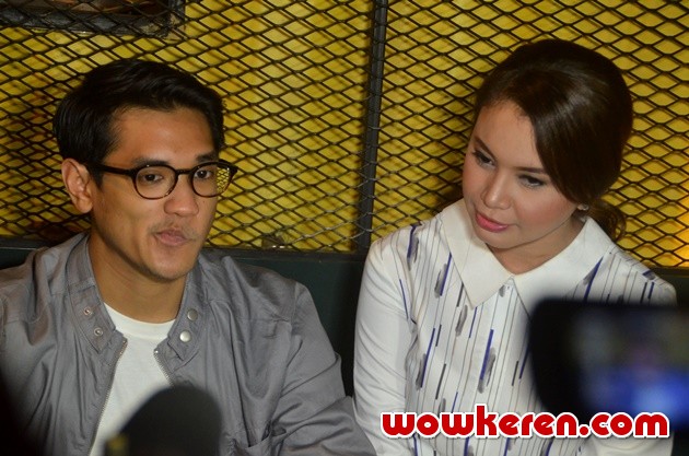 Gambar Foto Afgan dan Rossa di Acara Halal Bihalal dengan Awak Media