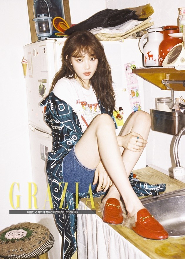 Gambar Foto Lee Sung Kyung di Majalah Grazia Edisi Juni 2016