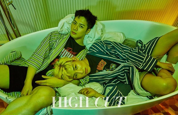 Gambar Foto Jackson dan BamBam GOT7 di Majalah High Cut Vol. 177