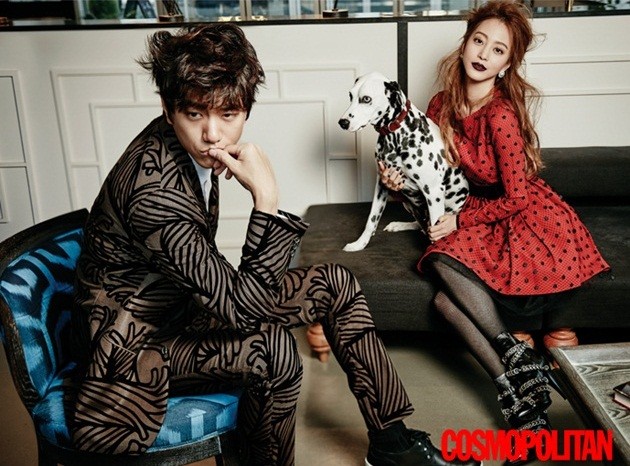 Gambar Foto Sung Joon dan Han Ye Seul di Majalah Cosmopolitan Edisi Januari 2016