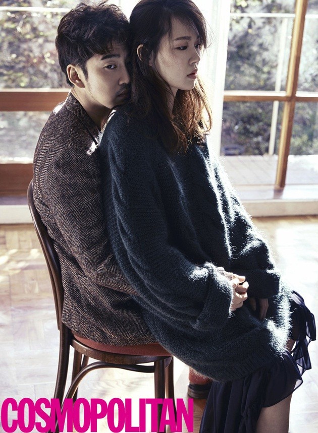 Gambar Foto Yoon Kye Sang g.o.d dan Han Ye Ri di Majalah Cosmopolitan Edisi Januari 2016