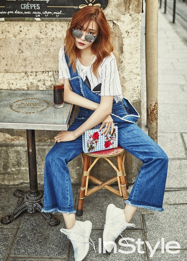 Gambar Foto Tiffany Girls' Generation di Majalah InStyle Edisi April 2016