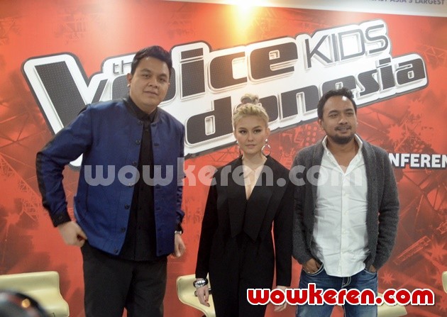 Gambar Foto Konferensi Pers 'The Voice Kids Indonesia'