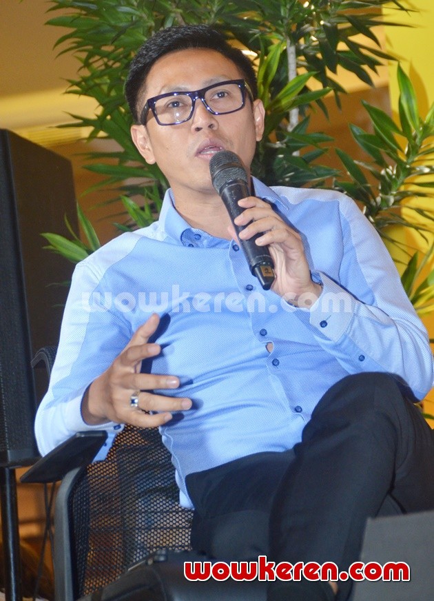 Gambar Foto Eko Patrio di Konferensi Pers Indonesian Television Awards
