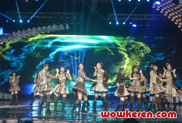 Gambar Foto JKT48 Meriahkan 'Malam Puncak HUT 26 SCTV'