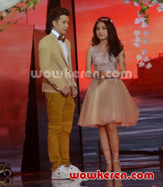Gambar Foto Stefan William dan Natasha Wilona di Drama Musikal 'RCTI 27 Anniversary Celebration'