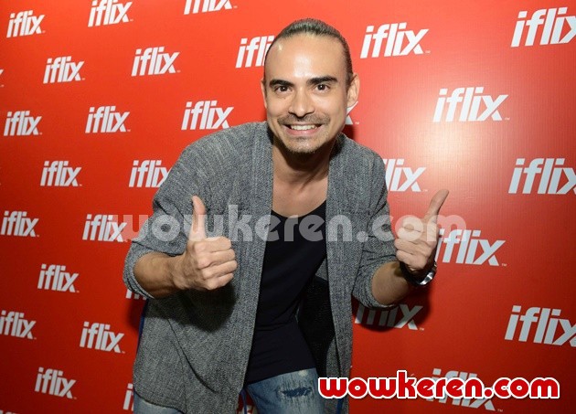 Gambar Foto Ashraf Sinclair di Peluncuran Fitur Baru iFlix