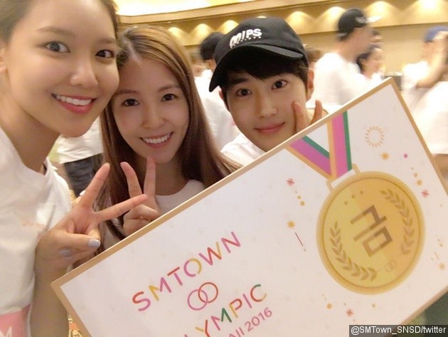 Gambar Foto BoA, Sooyoung dan Suho Ikuti SMTOWN Olympic