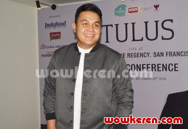 Gambar Foto Tulus Saat Jumpa Pers Konser Amerika