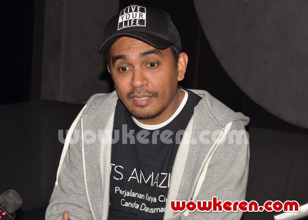 Gambar Foto Glenn Fredly di Syukuran Buku dan Album 'It's Amazing - Perjalanan Karya Cipta Candra Darusman'