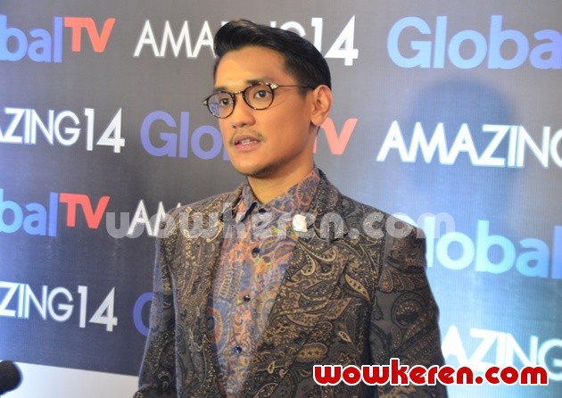 Gambar Foto Afgan di HUT Global TV 'Amazing 14'