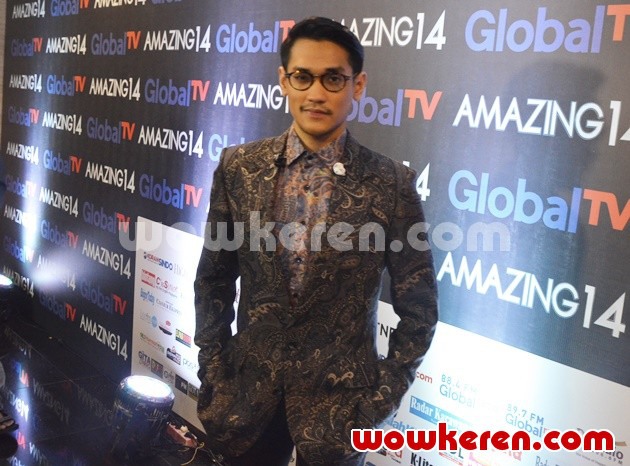 Gambar Foto Afgan Hadiri HUT Global TV 'Amazing 14'