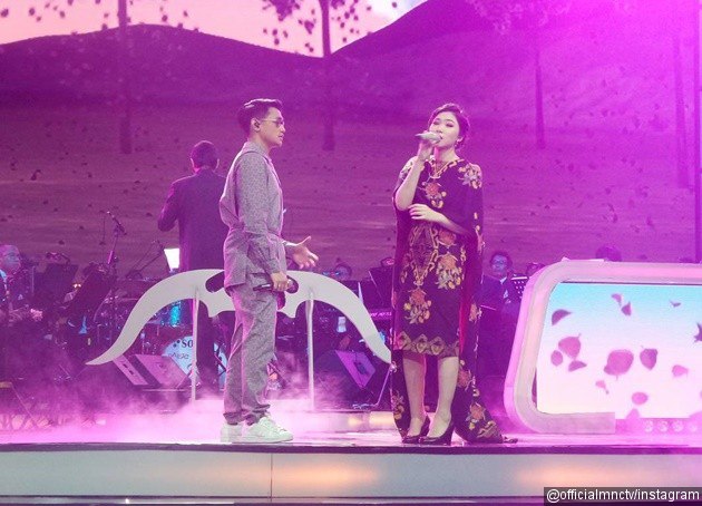 Gambar Foto Afgan dan Isyana Sarasvati Duet di Malam Puncak 'Kilau Raya MNCTV 25'