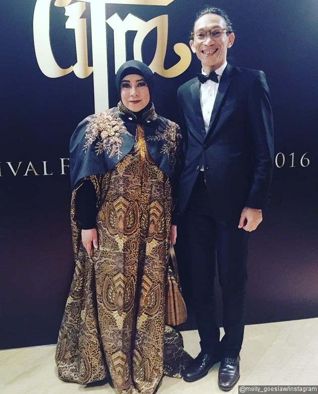 Gambar Foto Melly Goeslaw dan Anto Hoed di Festival Film Indonesia 2016