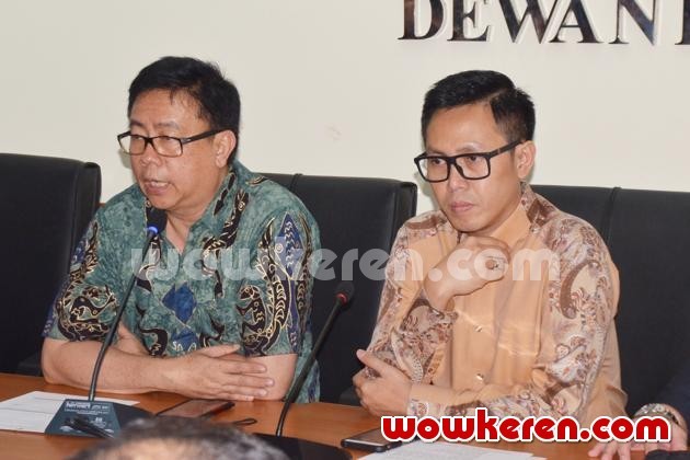 Gambar Foto Eko Patrio di Kantor Dewan Pers, Jakarta