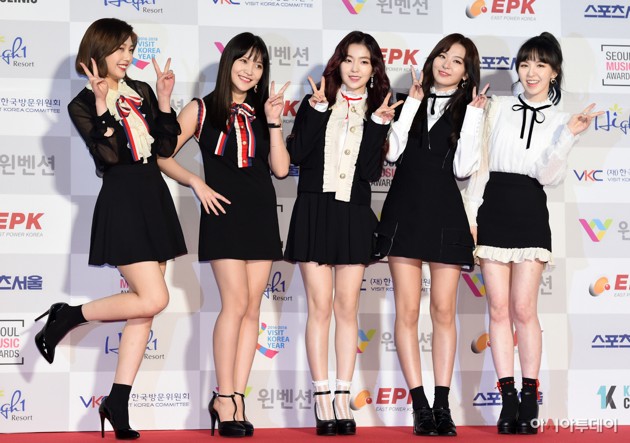 Gambar Foto Red Velvet di Red Carpet Seoul Music Awards 2017