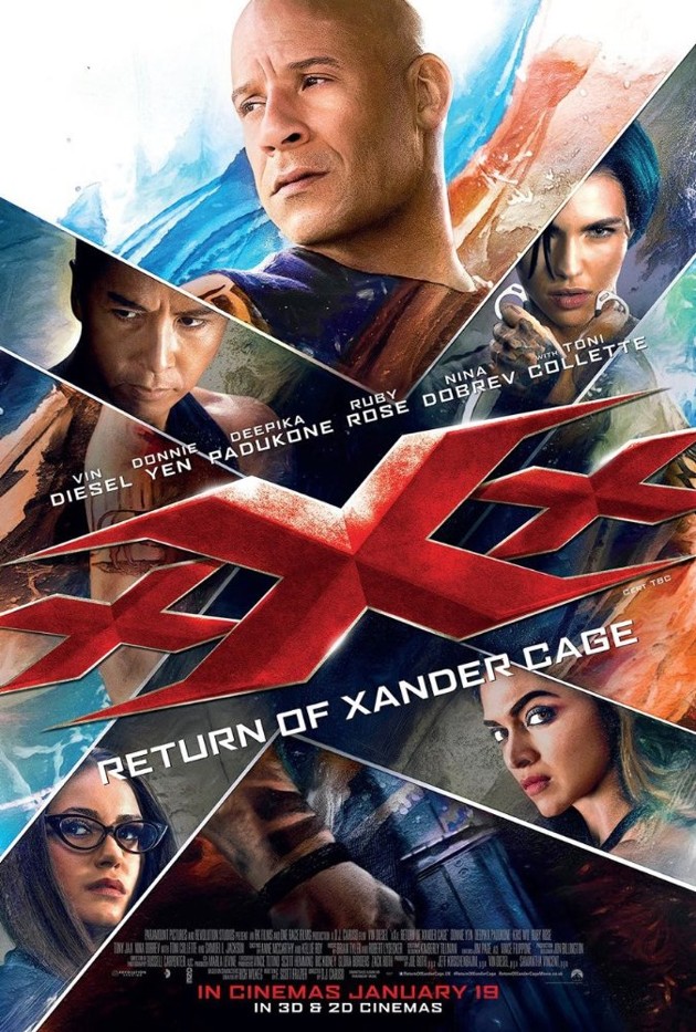 Foto Wajah Sangar Aktor- Aktris Film 'XXX: The Return of Xander Cage'