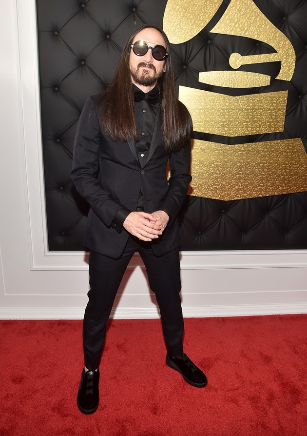 Gambar Foto Steve Aoki di Red Carpet Grammy Awards 2017