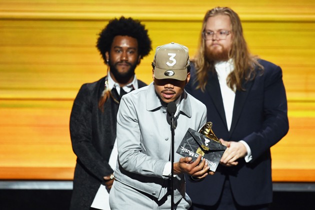 Gambar Foto Chance the Rapper Raih Piala Best New Artist