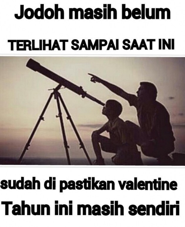 Gambar Foto Ternyata Valentine Tahun Ini pun Masih Sendiri
