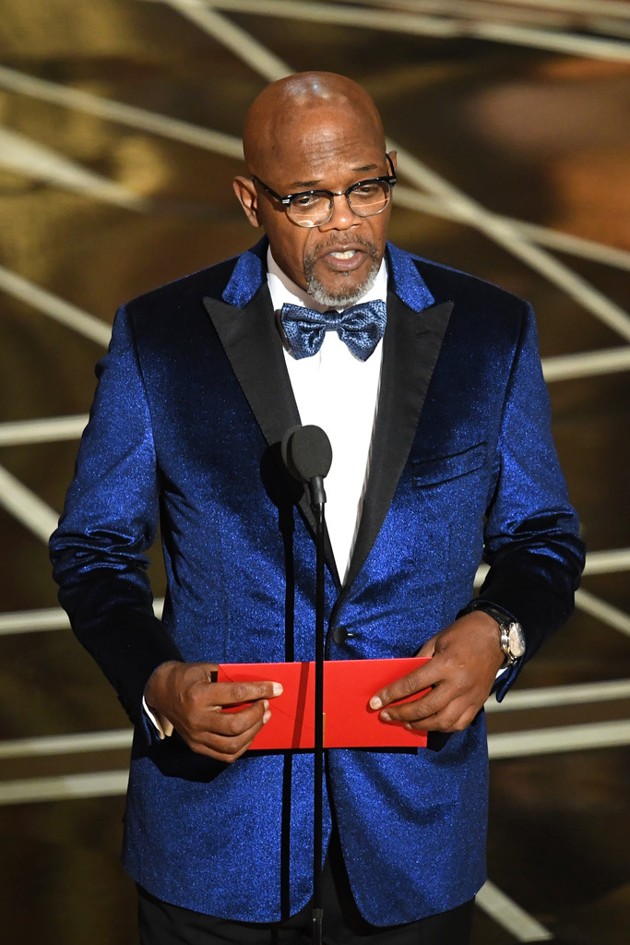 Gambar Foto Samuel L. Jackson di Oscar 2017