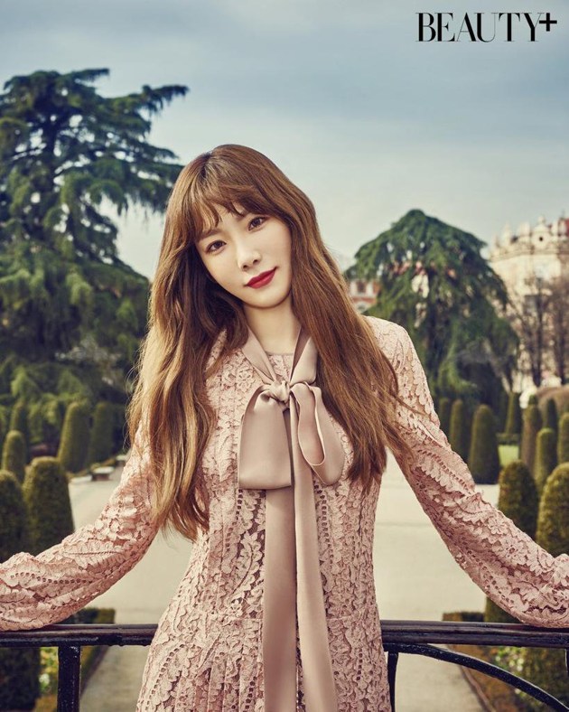 Gambar Foto Tae Yeon SNSD di Majalah Beauty+ Edisi Februari 2017