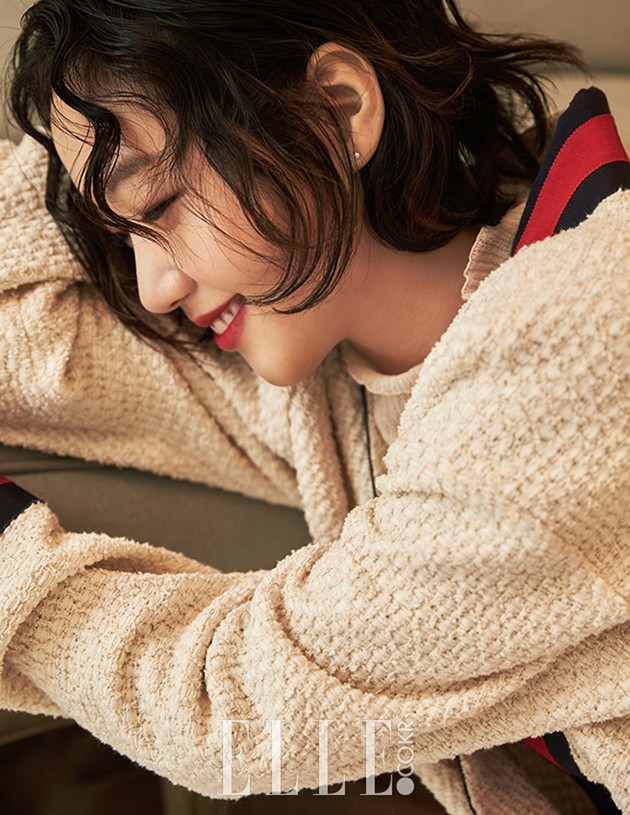 Gambar Foto Kim Go Eun di Majalah Elle Edisi Maret 2017