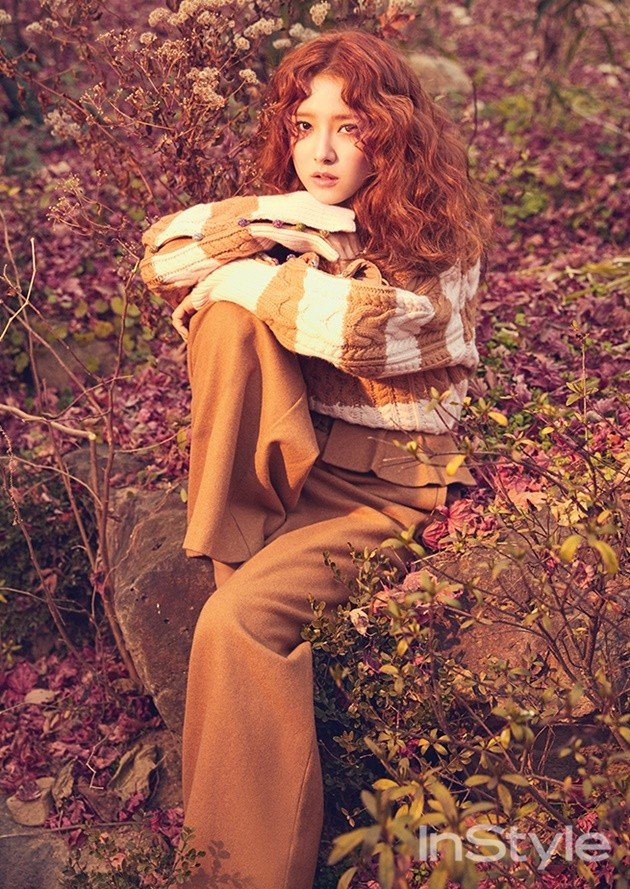 Gambar Foto Kim So Eun di Majalah InStyle Edisi Januari 2017