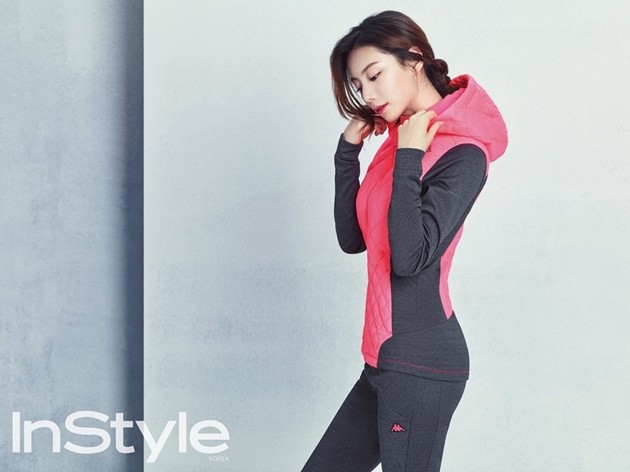 Gambar Foto Park Soo Jin di Majalah InStyle Edisi November 2016